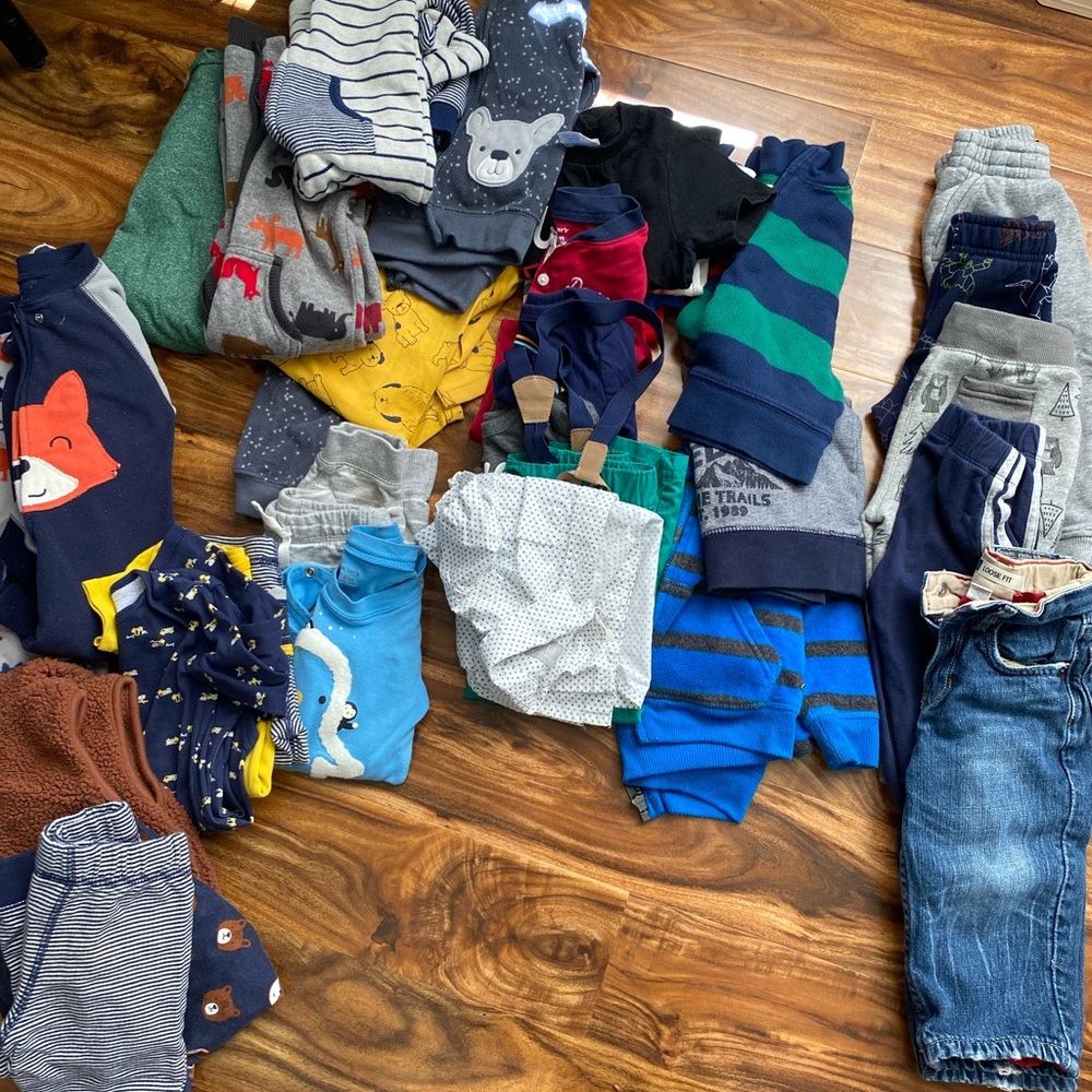 Lot of 24 month/2T boy clothes